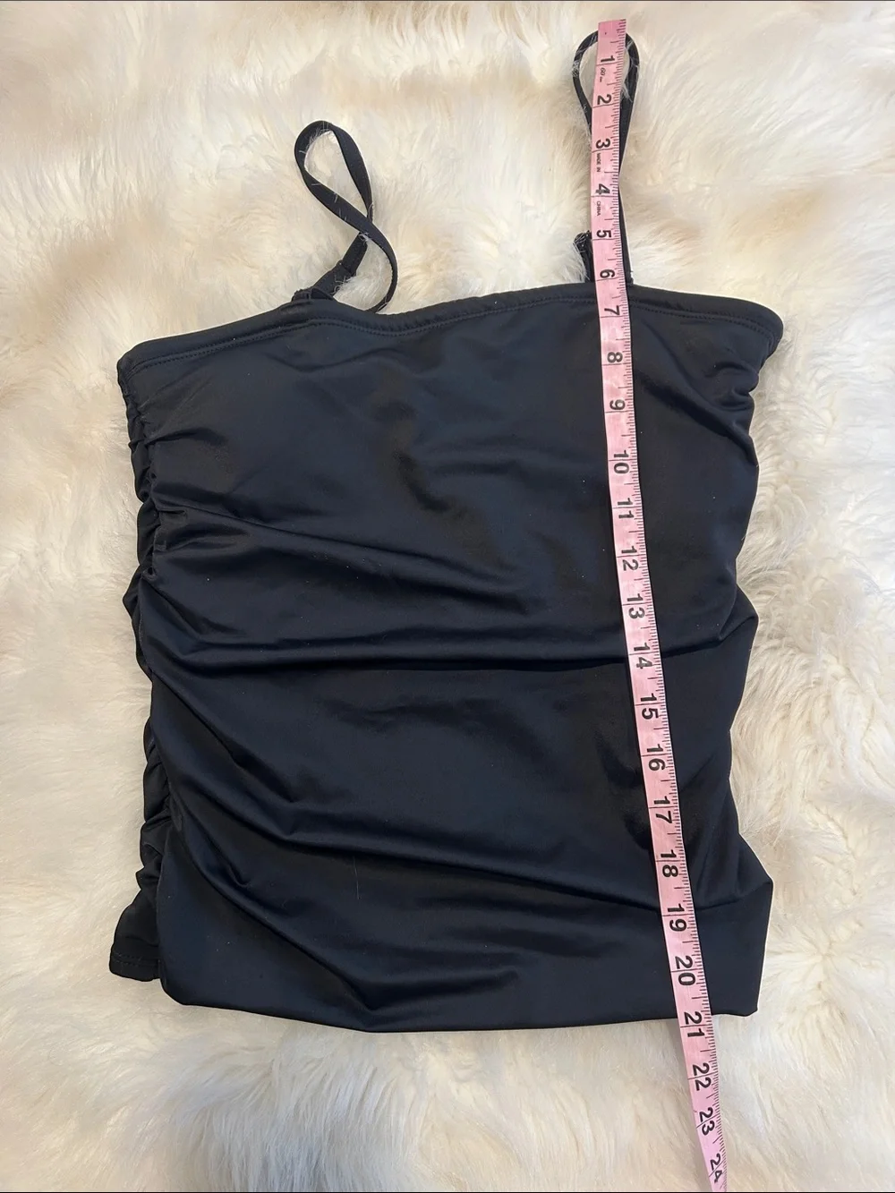 VENUS Black Strapless Tankini